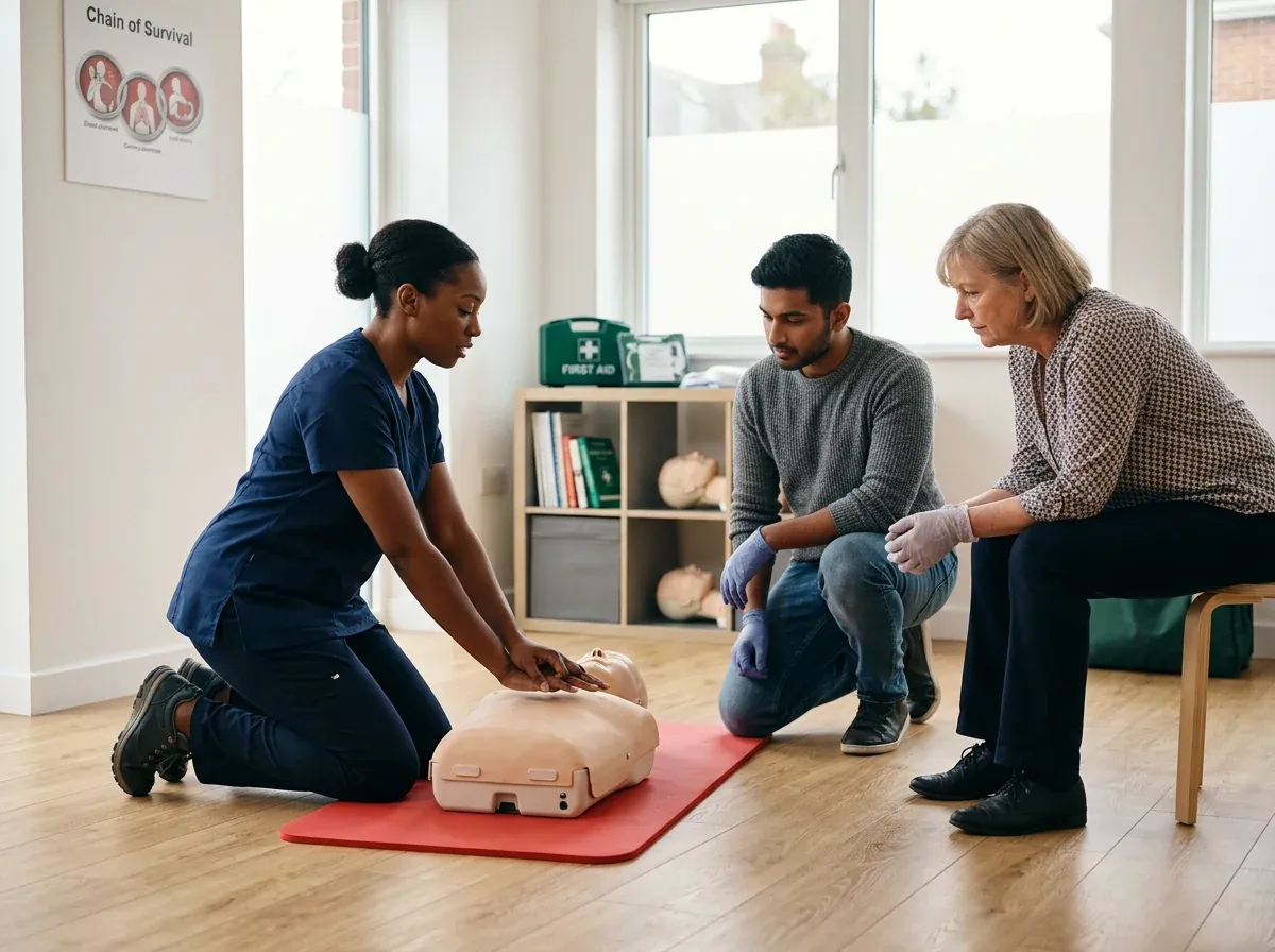 First Aid & CPR training session